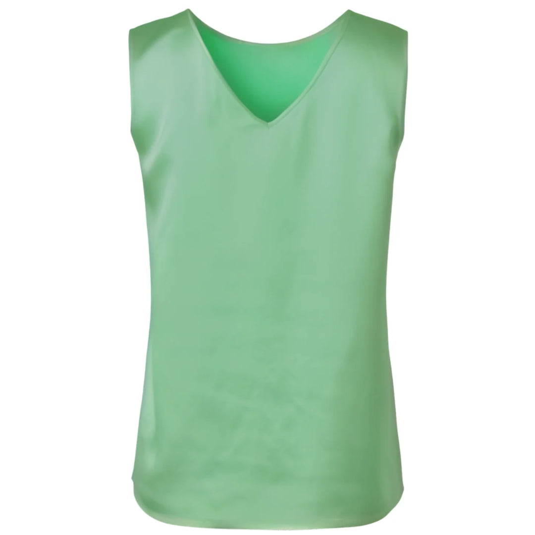Sateen Reversible Tank Top In Mint