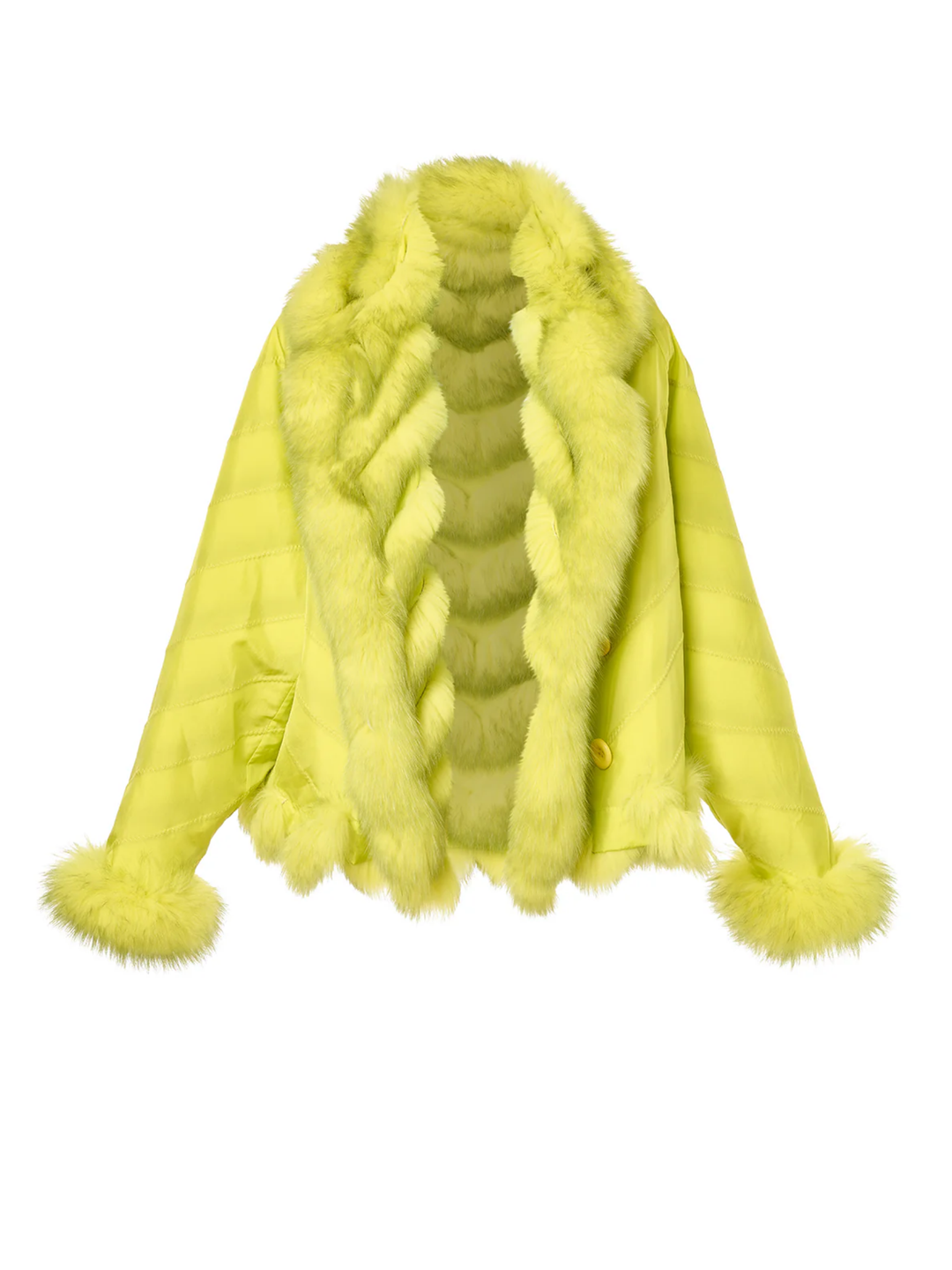 Reversible Bomber in Lime