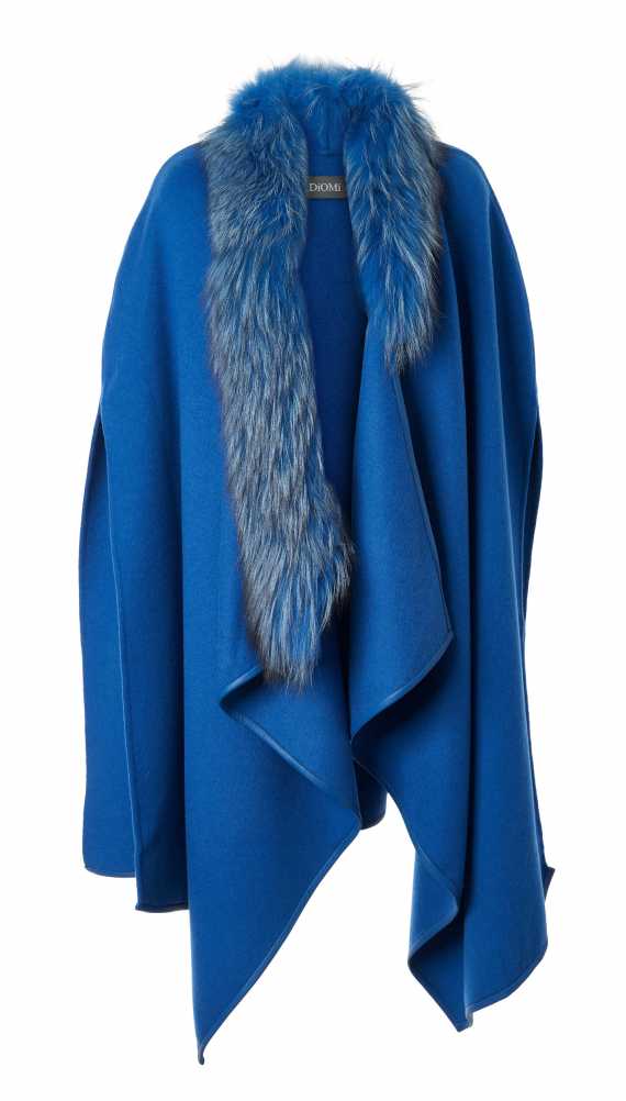 Asymmetric Cape In Cobalt