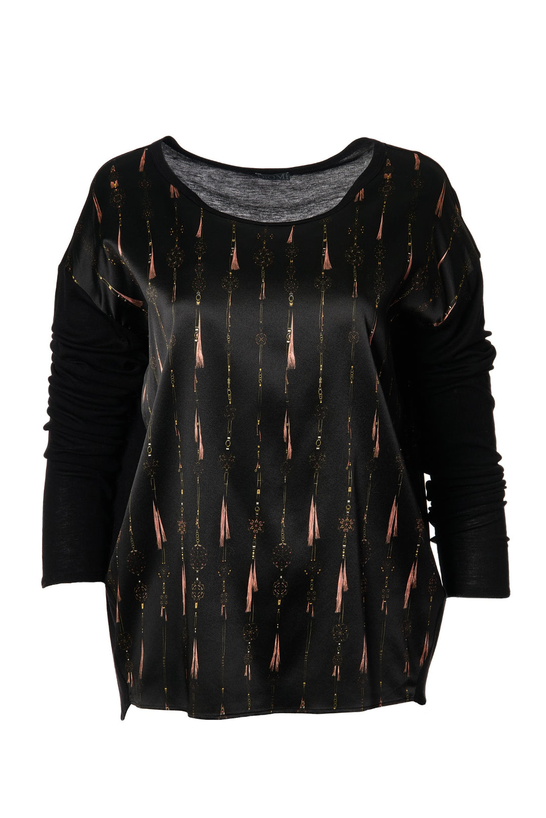 Printed Silk Jersey Blouse