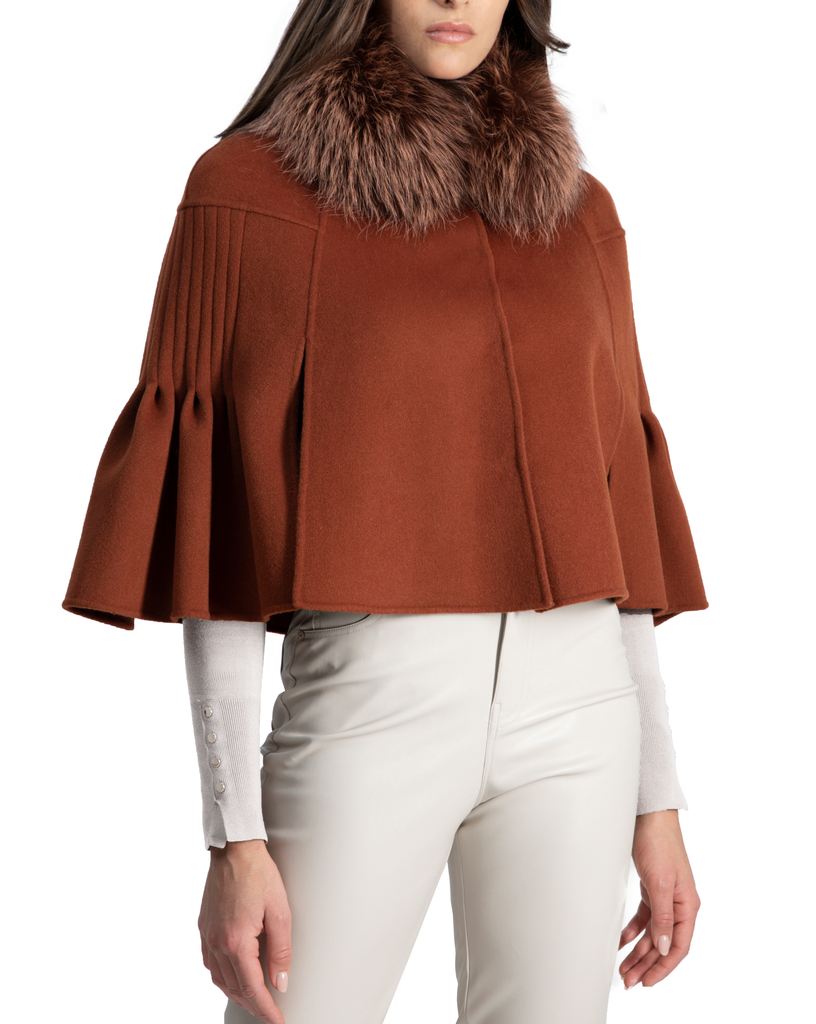 【PORTERNA】Diomi Collar Fur Coat SHORT DOWN JACKET WITH SAILOR FOX COLLAR – DIOMI