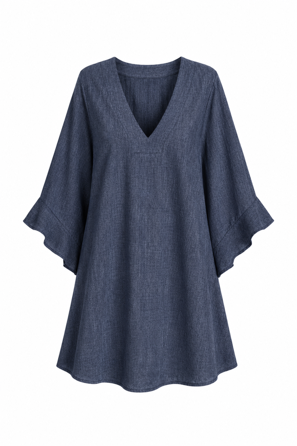Bell Sleeved Flare Dress