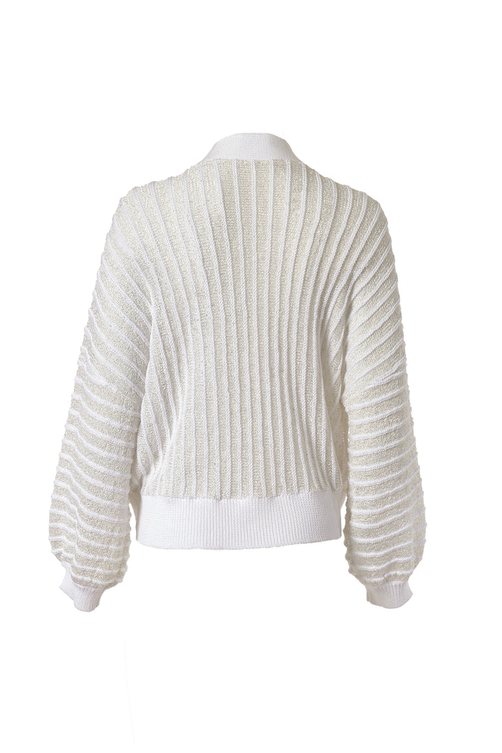 Open Knit Crochet Cardigan