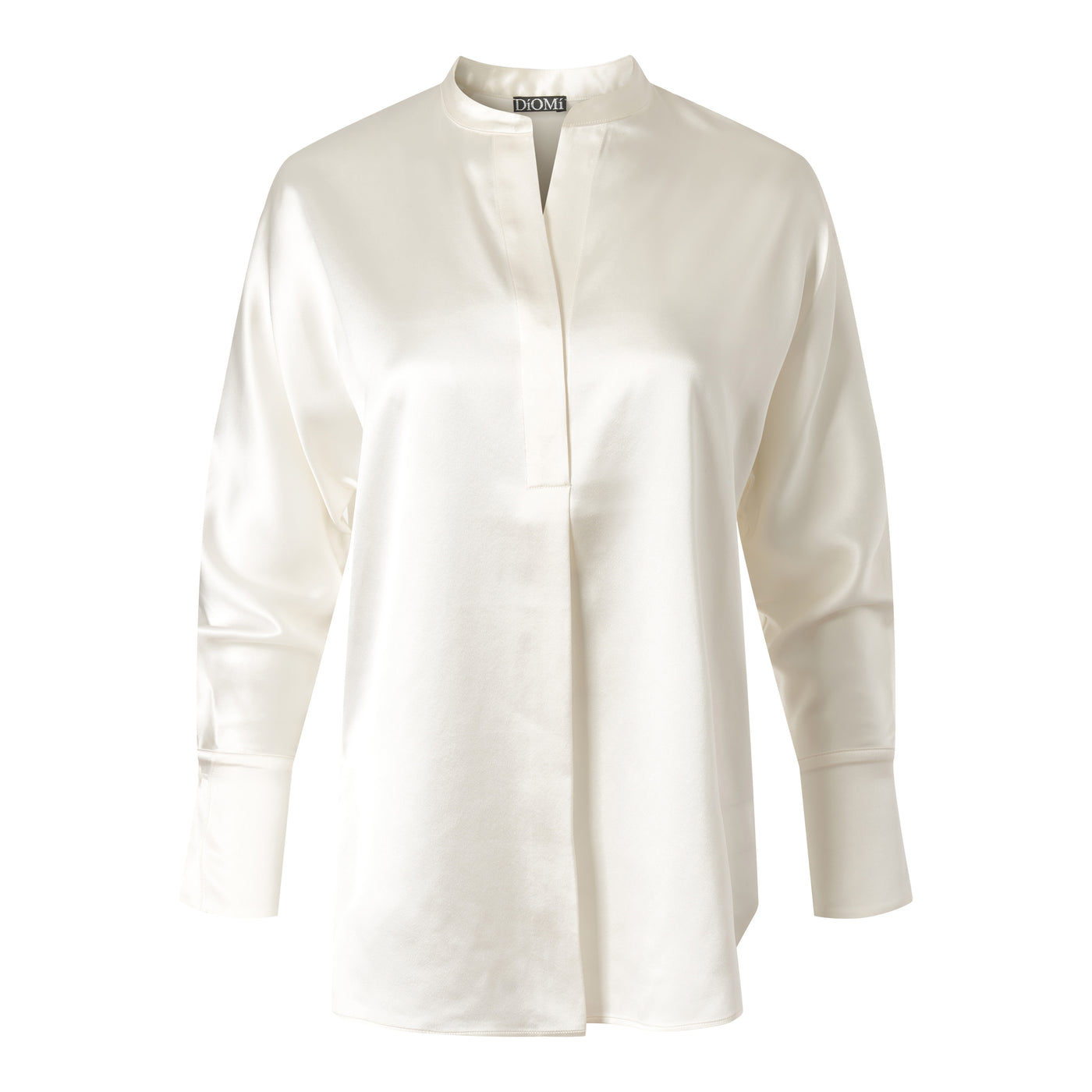 Classic Band Collar Blouse