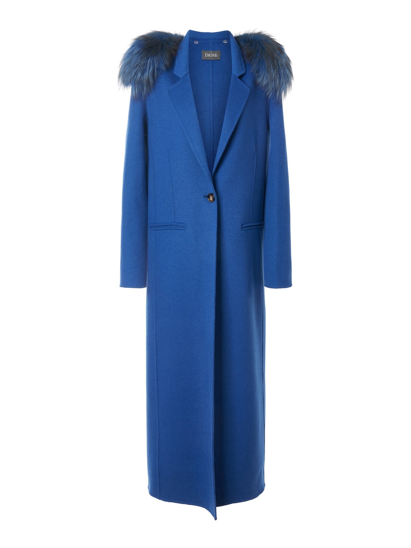Wool Blend Long Trench