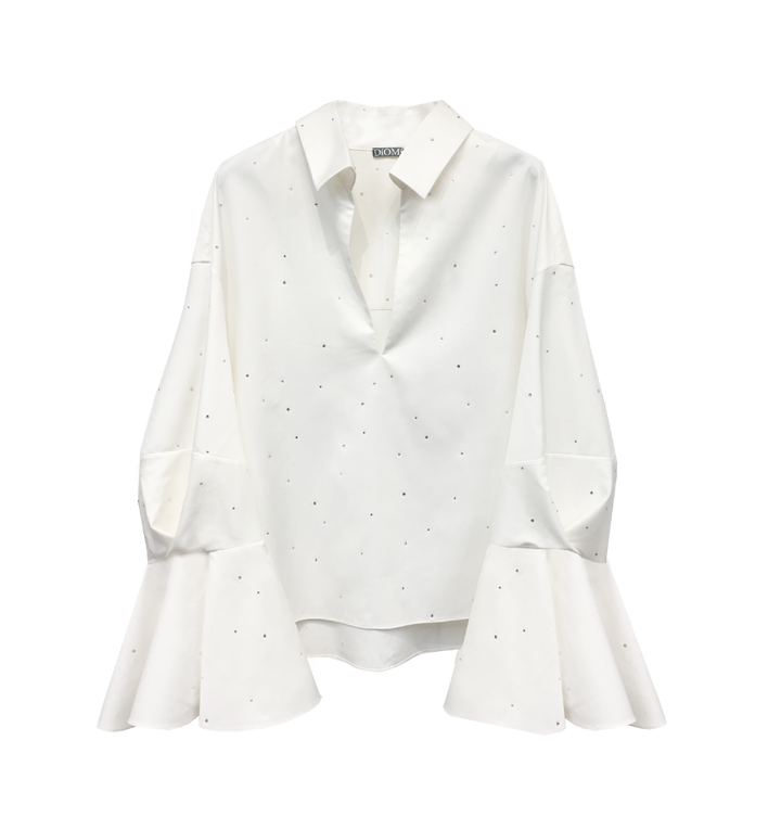Flare Sleeve Button Down