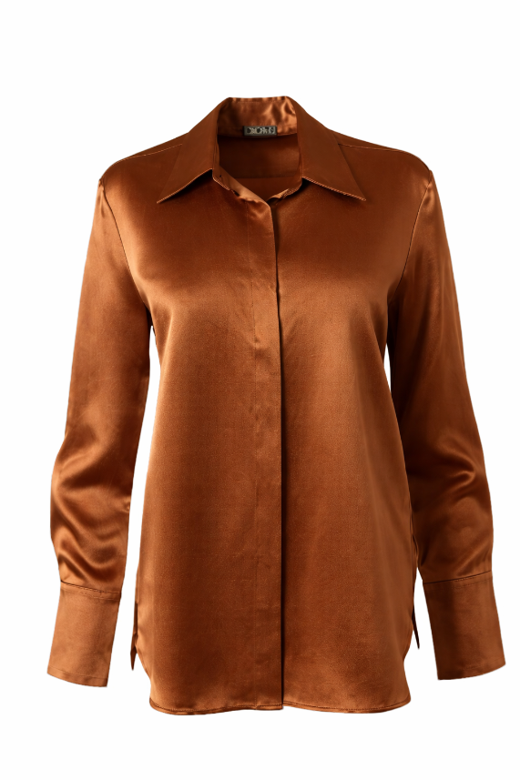 Silk Button Down Shirt