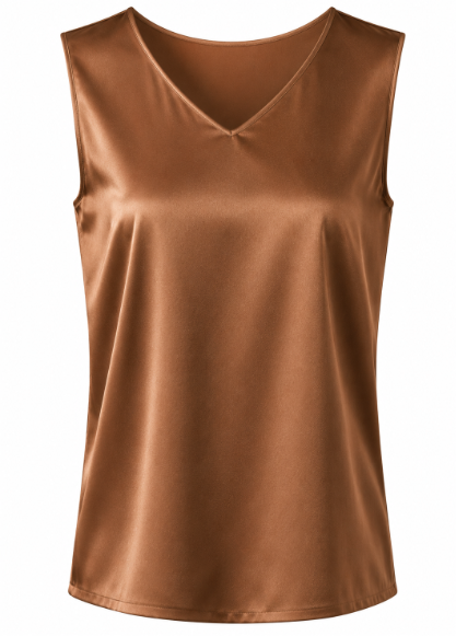 Silk Satin Reversible Tank Top