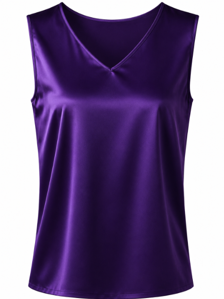 Silk Satin Reversible Tank Top