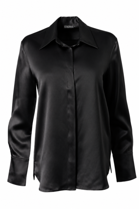 Silk Button Down Shirt