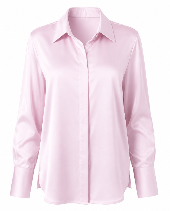 Silk Button Down Shirt