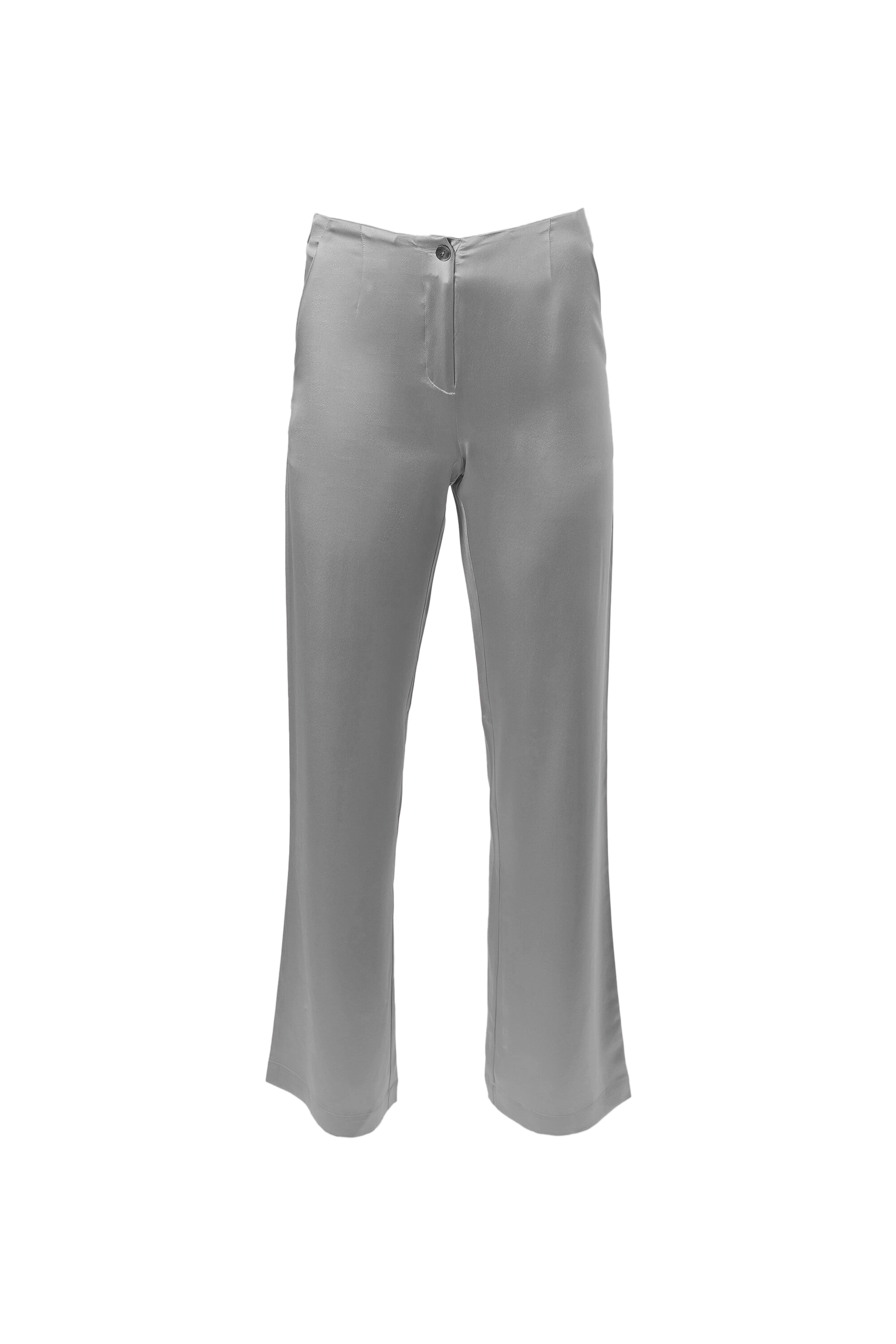 Classic Straight Leg Pants In Stone Grey – DIOMI
