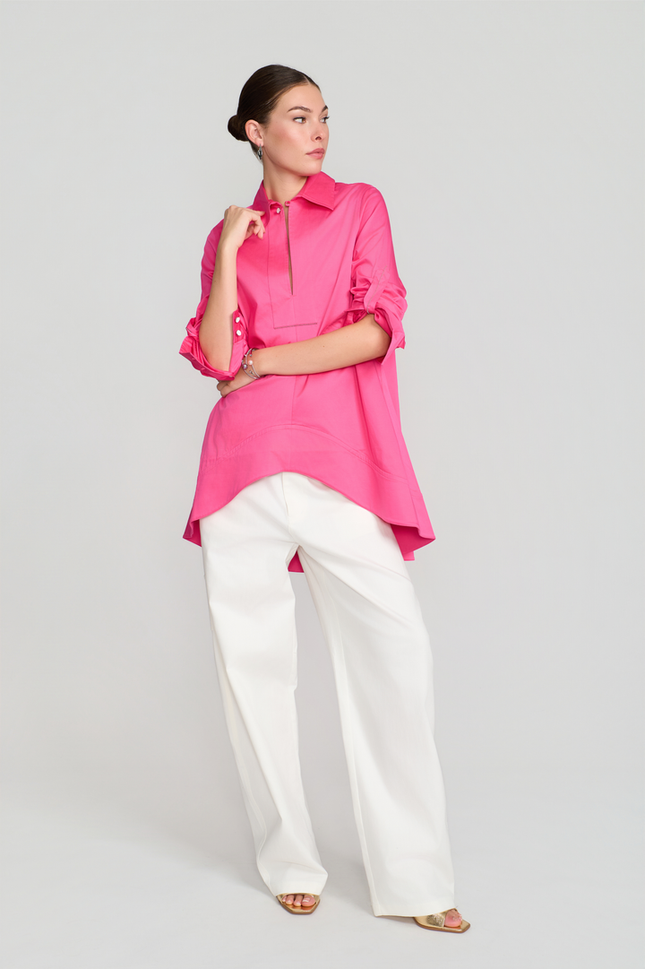 High Low Tunic Blouse