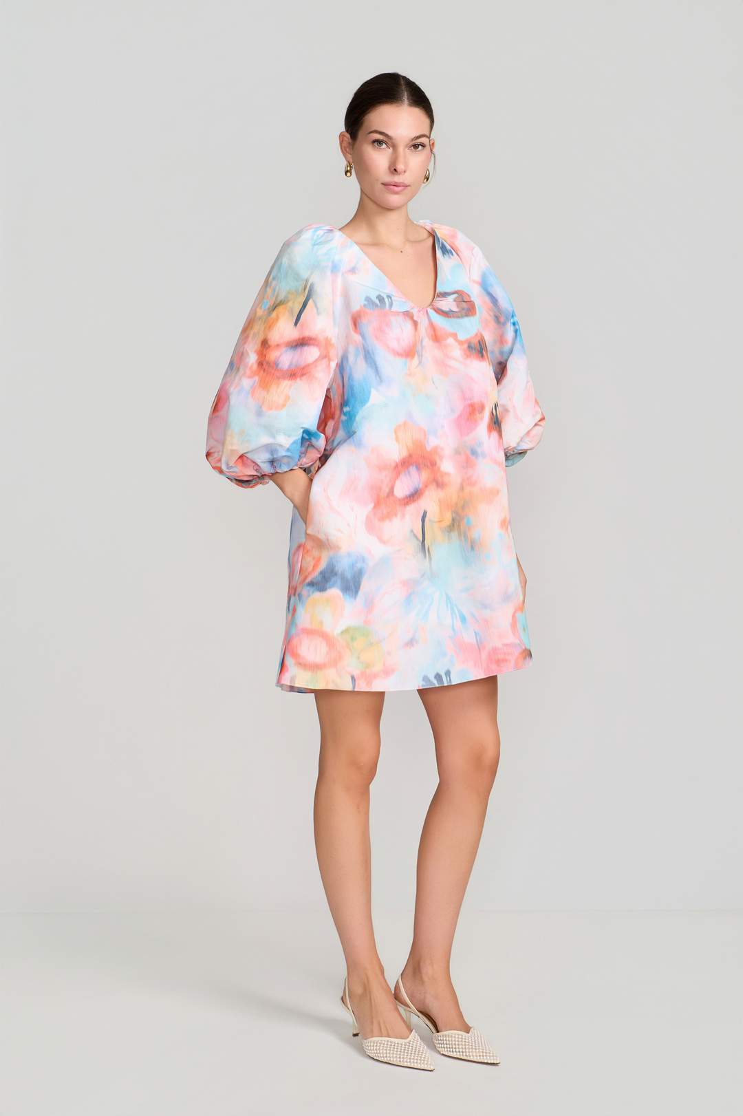 Mini Bubble Flare Dress