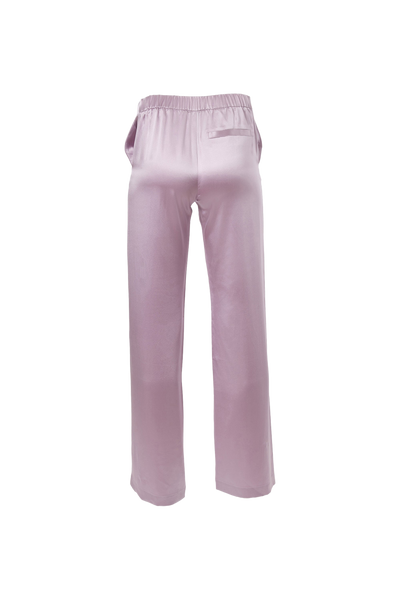 Classic Straight Leg Pants In Snow Lilac