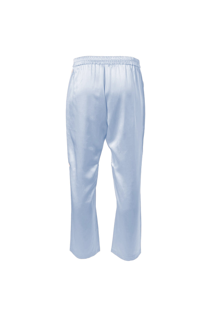 Cropped Silk Pants in Clearwater