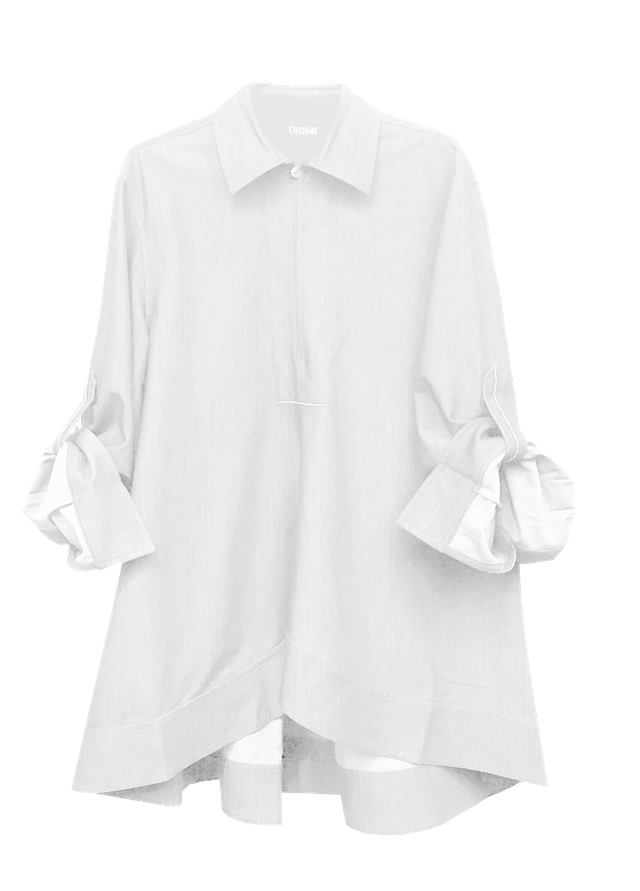 TUNIC BLOUSE IN WHITE