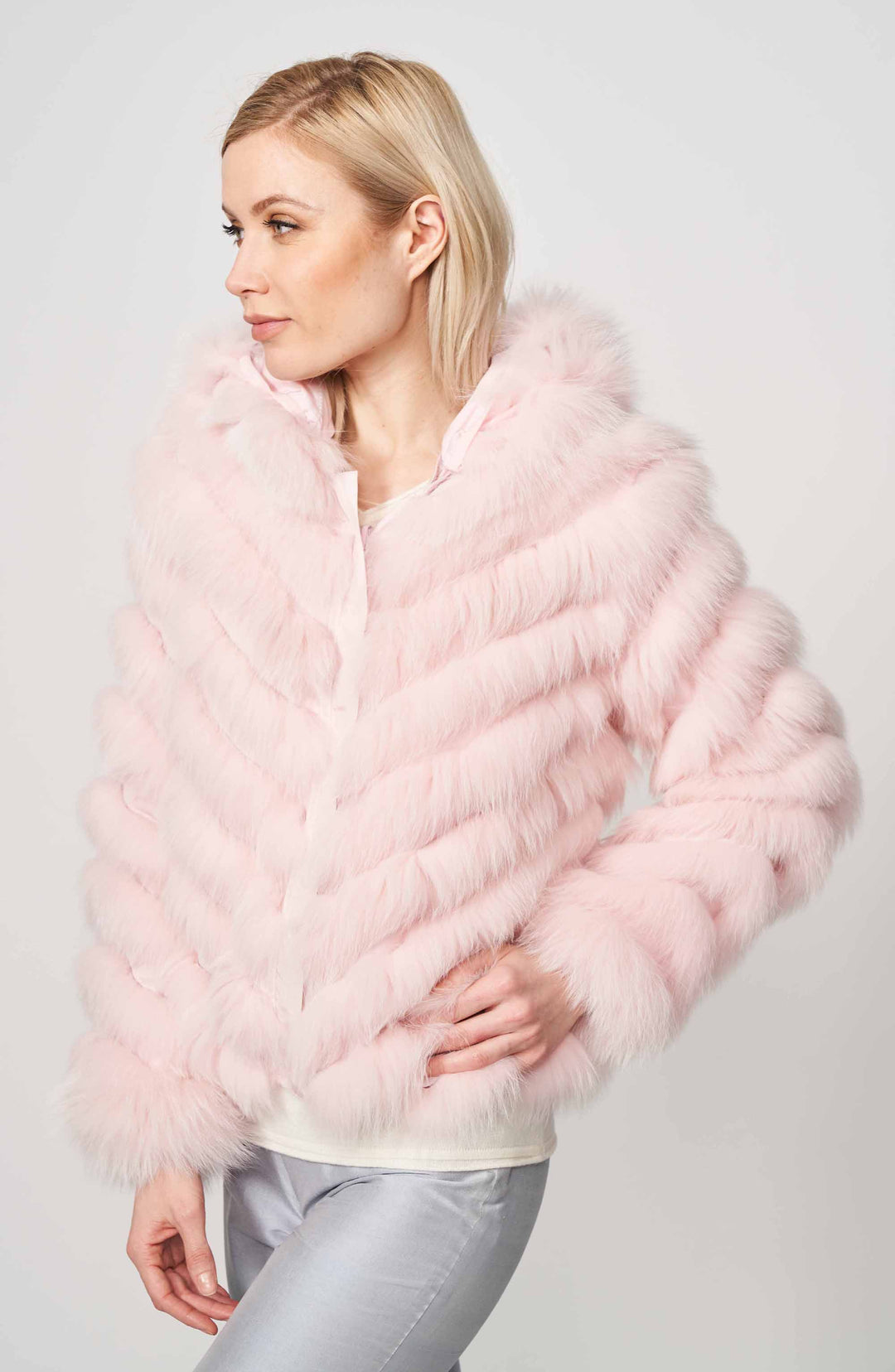 KYLIE REVERSIBLE BOMBER JACKET