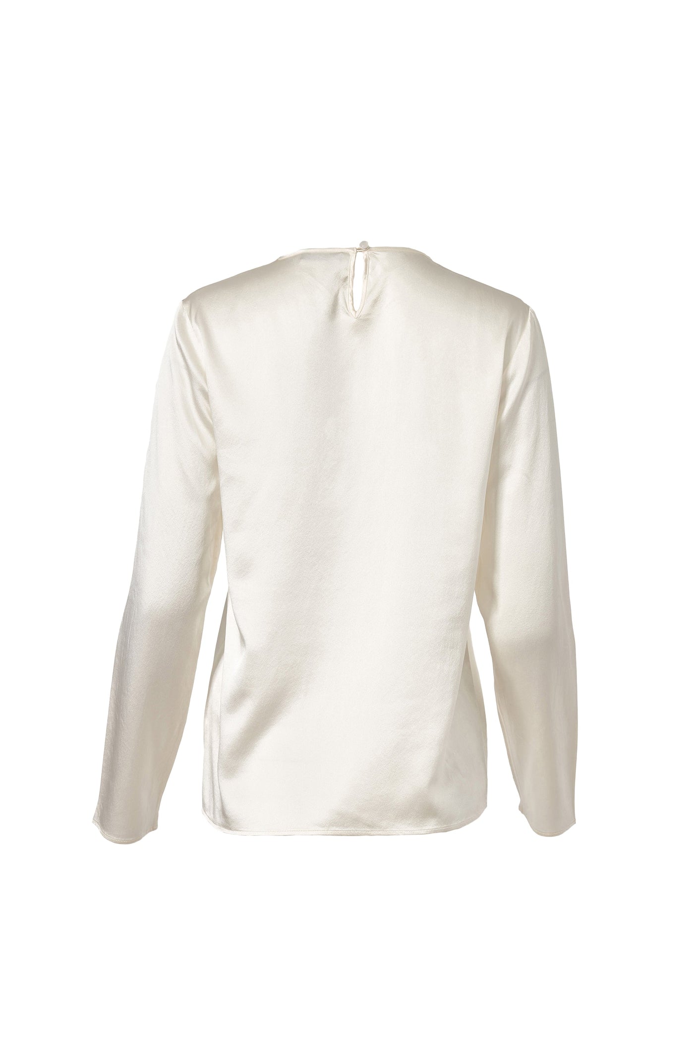 Cross Front Pleated Blouse In White